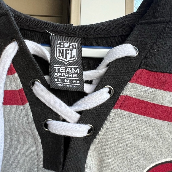 🆕 🏈 NFL Football Arizona Cardinals Team Apparel Womens Grey Hoodie M - Picture 10 of 12